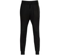 Jerseyhose TRIGEMA "TRIGEMA Jogginghose mit Bündchen", Herren, Gr. L, US-Größen, schwarz, 70% Baumwolle, 30% Polyester, Hosen Jerseyhose (16253020-L) schwarz