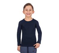 Trigema Jungen 302501 Langarmshirt, Blau (Navy 046), 128