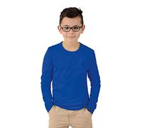 Trigema Jungen 302501 Langarmshirt, Blau (Royal 049), 140