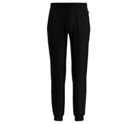 Sweathose TRIGEMA "TRIGEMA Jogginghose", Kinder, Gr. 152, Normalgrößen, schwarz, 70% Baumwolle, 30% Polyester, sportlich, Hosen (391098-152) schwarz
