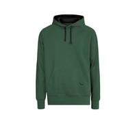 Kapuzensweatshirt TRIGEMA "TRIGEMA Kapuzensweatshirt aus Biobaumwolle", Herren, Gr. S, grün (efeu), 75% Baumwolle (Biobaumwolle kbA), 25% Baumwolle (recycelt), casual, Sweatshirts (20911245-S) efeu