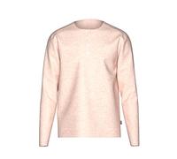 Longsleeve TRIGEMA "TRIGEMA Langarmshirt mit Knopfleiste", Herren, Gr. L, sand, melange, 100% Baumwolle, Shirts (49019906-L) sand, melange