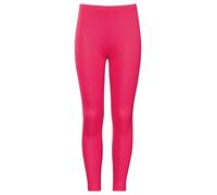 Leggings TRIGEMA "TRIGEMA Leggings aus Baumwolle/Elastan", Kinder, Gr. 128, Normalgrößen, orange (koralle), 95% Baumwolle, 5% Elastan, Basic, Hosen (81067062-128) koralle