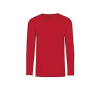 Trigema Mädchen Langarmshirt 202501, Rot (kirsch 036), 140