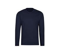 Trigema Mädchen Langarmshirt aus Baumwolle, Navy, 152