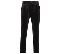 Jerseyhose TRIGEMA "TRIGEMA Nicki Hose mit praktischen Eingrifftaschen", Herren, Gr. S, US-Größen, schwarz, 80% Baumwolle, 20% Polyester, Basic, Hosen Jerseyhose (43048231-S) schwarz