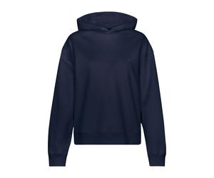 TRIGEMA Oversize Fit Kapuzen Sweatshirt dunkelblau, Einfarbig