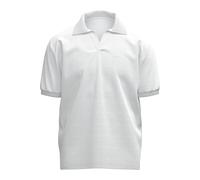 TRIGEMA Oversize Fit Poloshirt Kurzarm weiss