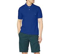 Poloshirt TRIGEMA "TRIGEMA Polohemd mit Brusttasche", Herren, Gr. XXXL, blau (royal), 100% Baumwolle, Basic, Kurzarm, Shirts (85382748-XXXL) royal