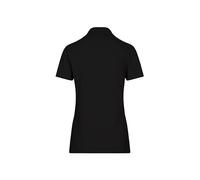Poloshirt TRIGEMA "TRIGEMA Poloshirt", Damen, Gr. 3XL, schwarz, 100% Baumwolle, Basic, Shirts (45019768-XXXL) schwarz