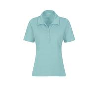 trigema Poloshirt aus Baumwolle mit Kristallsteinen