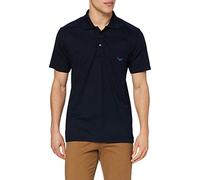 Trigema Herren Trigema Herren Single-jersey 637602 Poloshirt, Blau (Navy 046), 4XL EU