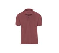 Poloshirt TRIGEMA "TRIGEMA Poloshirt DELUXE Piqué", Herren, Gr. S, mahagoni, Piqué, 100% Baumwolle, Basic, lang, ohne Ausschnitt, Shirts (50164961-S) mahagoni