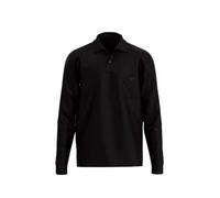 Poloshirt TRIGEMA "TRIGEMA Poloshirt mit Brusttasche", Herren, Gr. XL, schwarz, 100% Baumwolle, Basic, Shirts (39460902-XL) schwarz