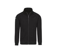 Trainingsjacke TRIGEMA "TRIGEMA Raglanjacke" Gr. L, schwarz, Herren, 100% Baumwolle, Jacken (28639212-L) schwarz