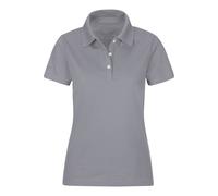 TRIGEMA Regular Fit Damen Poloshirt Cool-Grey, Einfarbig