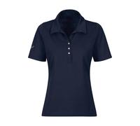 TRIGEMA Regular Fit Damen Poloshirt dunkelblau, Einfarbig