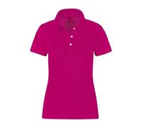 TRIGEMA Regular Fit Damen Poloshirt magenta, Einfarbig