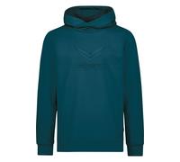TRIGEMA Regular Fit Sweatshirt Rundhalspetrol, Einfarbig