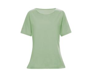 TRIGEMA Regular Fit T-Shirt Rundhals grün, Einfarbig