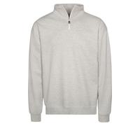 TRIGEMA Relaxed Fit Troyer grau, Einfarbig