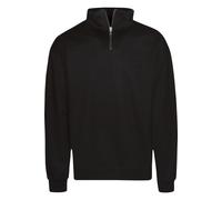 TRIGEMA Relaxed Fit Troyer schwarz, Einfarbig