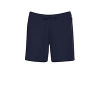 Bermudas TRIGEMA "TRIGEMA Shorts mit praktischem Kordelzug", Damen, Gr. M, US-Größen, blau (navy), 100% Baumwolle, Hosen Bermudas (43835402-M) navy