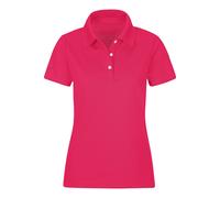 TRIGEMA Slim Fit Damen Poloshirt koralle, Einfarbig