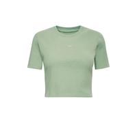 TRIGEMA Slim Fit Damen T-Shirt grün, Einfarbig