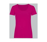 TRIGEMA Slim Fit Damen T-Shirt rot, Einfarbig