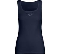 TRIGEMA Slim Fit Damen Tank-Top dunkelblau, Einfarbig