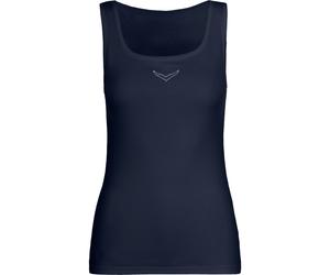 TRIGEMA Slim Fit Damen Tank-Top dunkelblau, Einfarbig