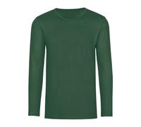 TRIGEMA Slim Fit Longsleeve efeu, Einfarbig