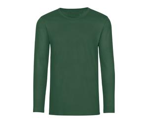 TRIGEMA Slim Fit Longsleeve efeu, Einfarbig