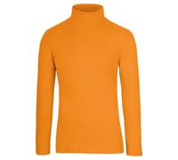 TRIGEMA Slim Fit Rollkragenshirt curry, Einfarbig