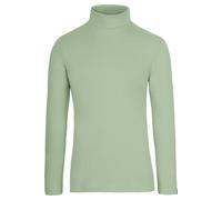 TRIGEMA Slim Fit Rollkragenshirt grün, Einfarbig