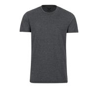 TRIGEMA Slim Fit T-Shirt Rundhals anthrazit, Einfarbig