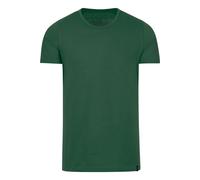 TRIGEMA Slim Fit T-Shirt Rundhals efeu, Einfarbig