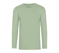 TRIGEMA Slim Fit T-Shirt Rundhals Green Tea, Einfarbig