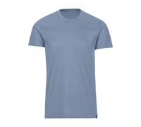TRIGEMA Slim Fit T-Shirt Rundhals Pearl-Blue, Einfarbig