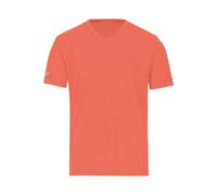 TRIGEMA Slim Fit T-Shirt V-Ausschnitt orange, Einfarbig