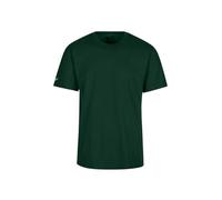 T-Shirt TRIGEMA "TRIGEMA T-Shirt aus 100% Biobaumwolle", Damen, Gr. L, grün (tanne, c2c), 100% Baumwolle (Bio-Baumwolle kbA), Basic, Shirts T-Shirt (28491043-L) tanne, c2c