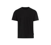 T-Shirt TRIGEMA "TRIGEMA T-Shirt in Piqué-Qualität", Herren, Gr. L, schwarz, 100% Baumwolle, Basic, Halbarm, Shirts (93926815-L) schwarz