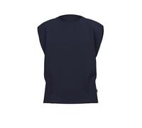T-Shirt TRIGEMA "TRIGEMA T-Shirt ohne Ärmel", Damen, Gr. XL, navy, Single Jersey, 100% Baumwolle, Basic, Rundhals, Shirts T-Shirt (94913023-XL) navy