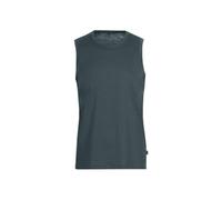 Trägertop TRIGEMA "TRIGEMA Trägershirt aus Single-Jersey", Herren, Gr. L, grau (anthrazit), Single Jersey, 100% Baumwolle, Basic, lang, Rundhals, Tops Trägertop (43627009-L)