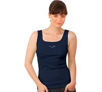 TRIGEMA Trägershirt mit Kristallsteinen
