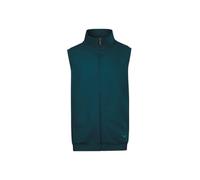 Steppweste TRIGEMA "TRIGEMA Weste aus bequemem Sweat-Material", Damen, Gr. 4XL, blau (saphir), 70% Baumwolle, 30% Polyester, Westen (74118011-4XL) saphir