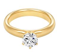 Trilani - Ring Sterling Silber Zirkonia in Gelbgold Ringe Damen