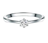 Trilani - Ring aus Sterling Silber in Silber mit Zirkonia Ringe Damen