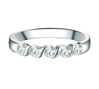 Trilani - Ring Sterling Silber Zirkonia in Silber Ringe Damen